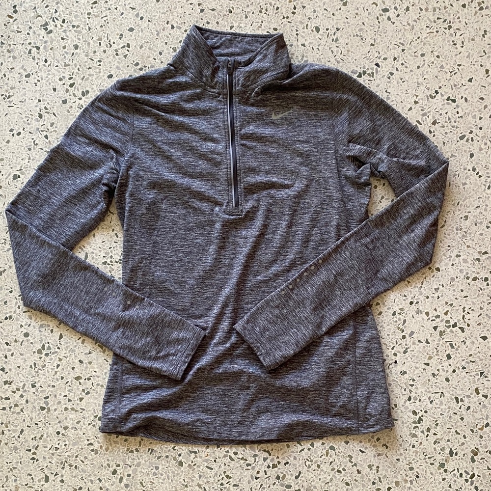 Nike Dri-FIT Heathered Gray Pullover